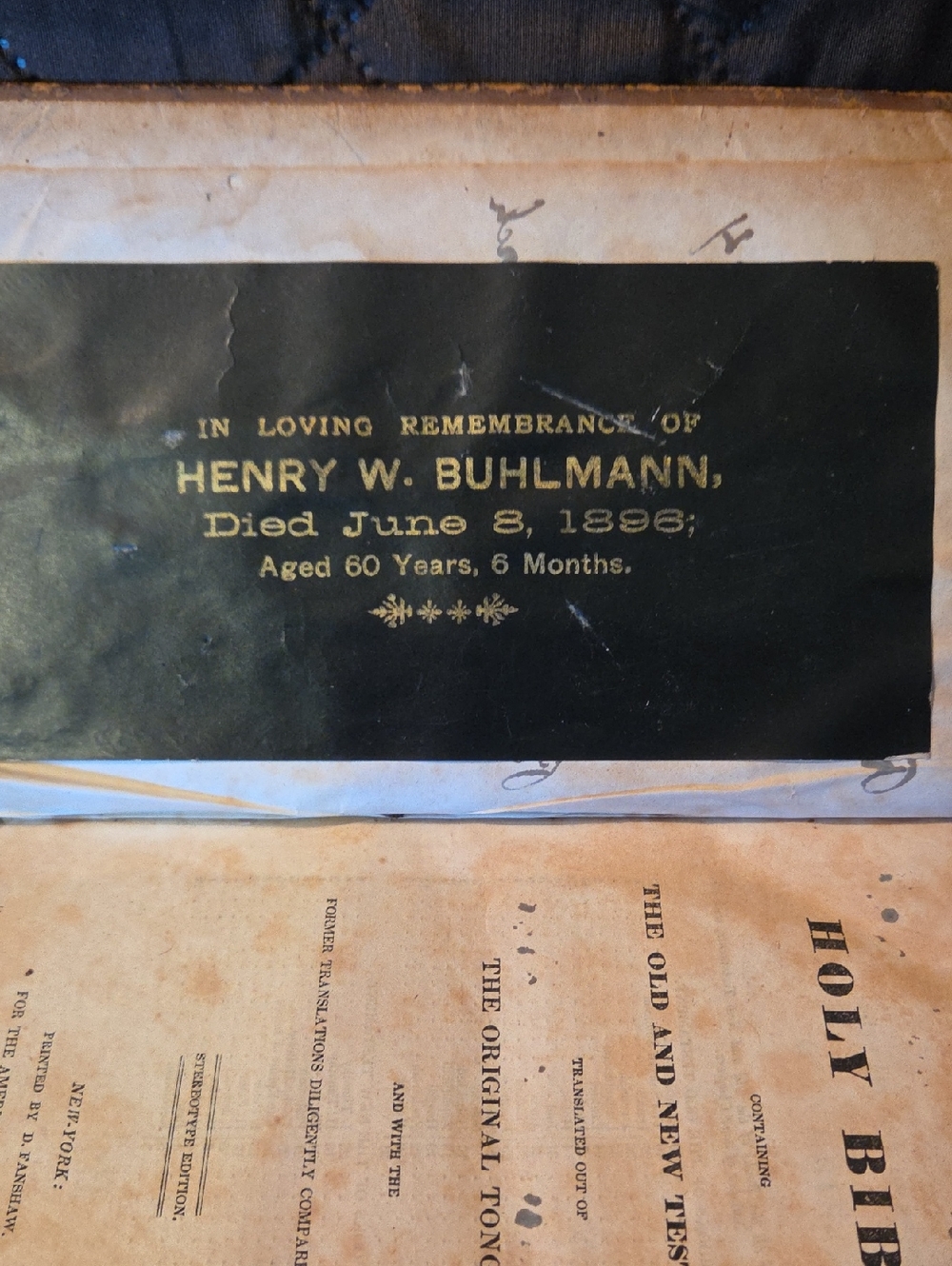 1839 Bible And Religious Card & Booklet - Picture 6 of 13